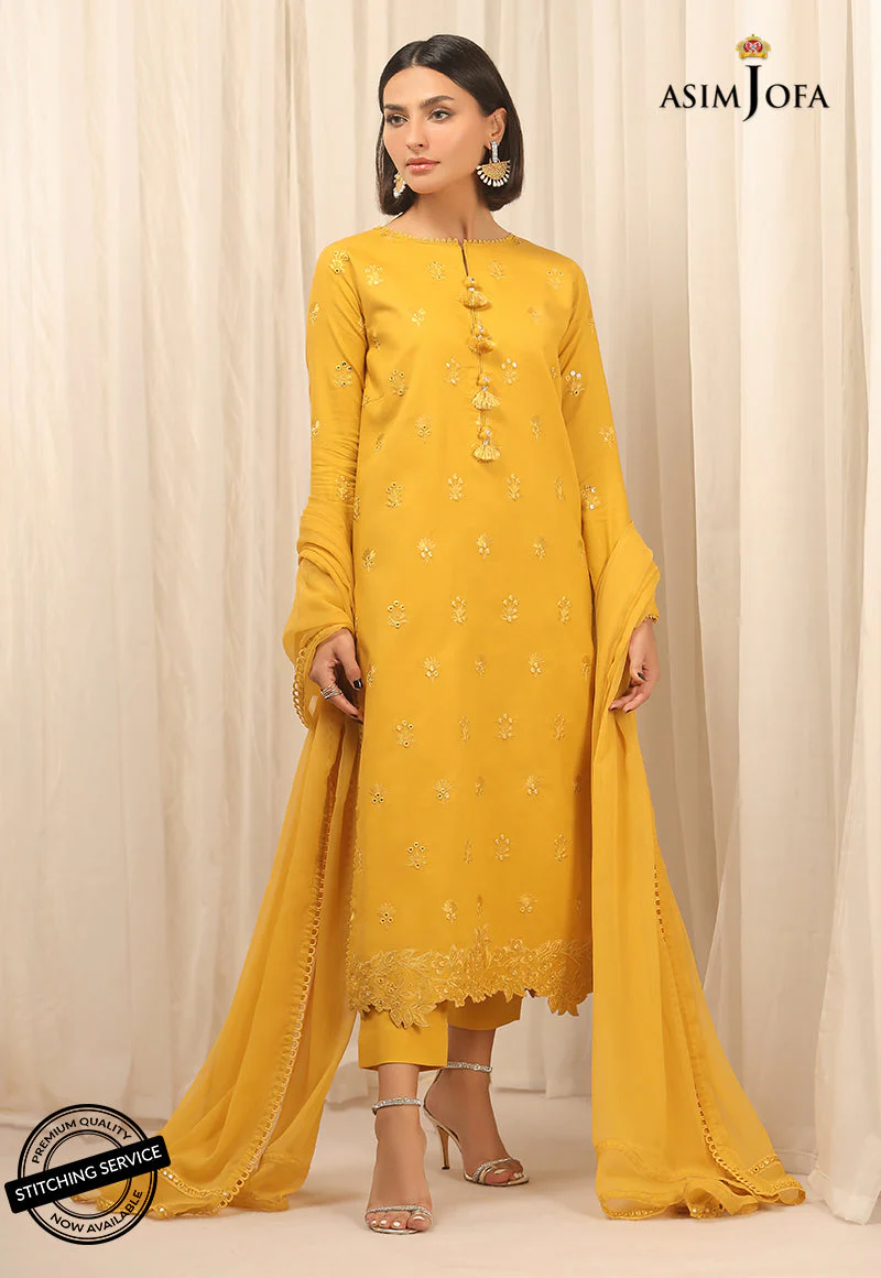 AJWED-13 EMBROIDERED CAMBRIC 3 PCS - Image 4