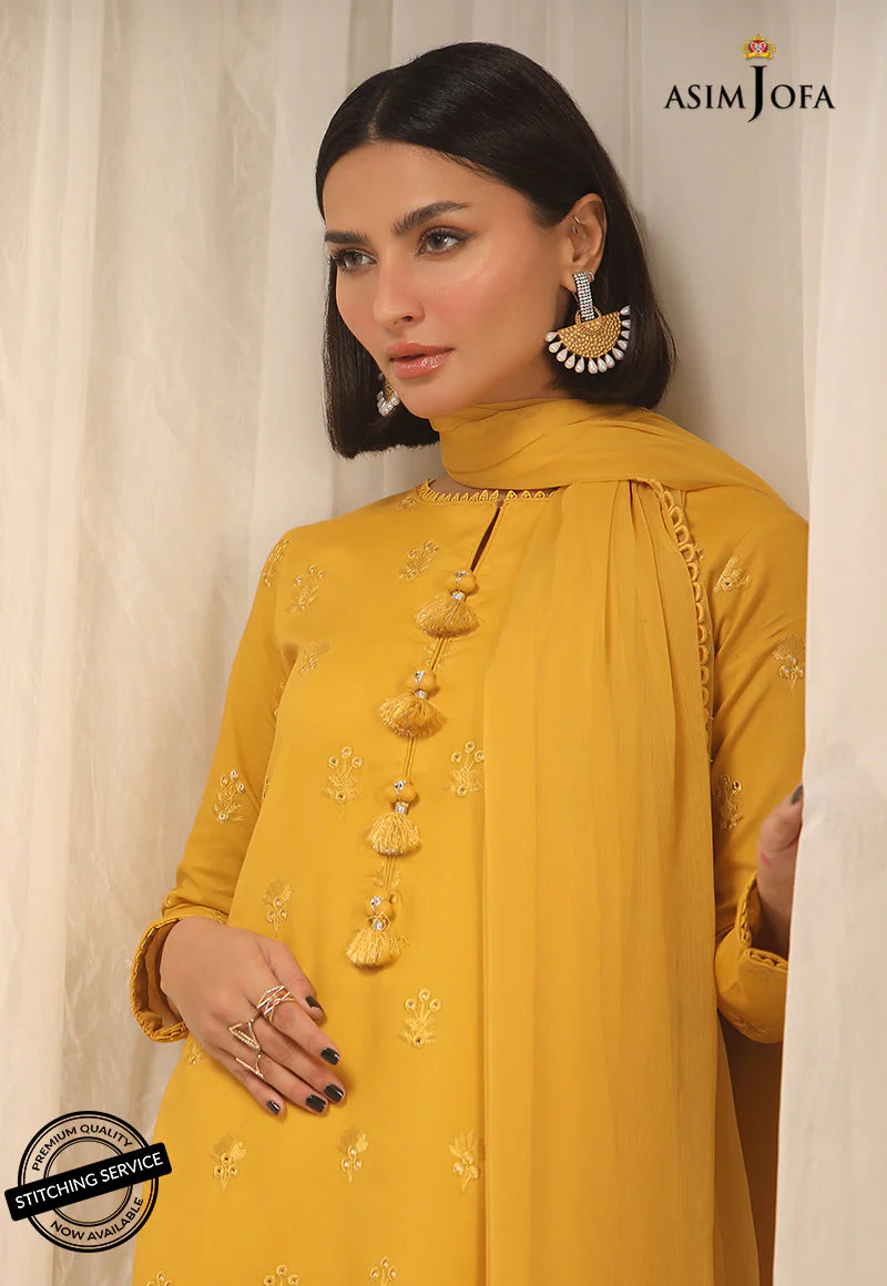 AJWED-13 EMBROIDERED CAMBRIC 3 PCS - Image 8