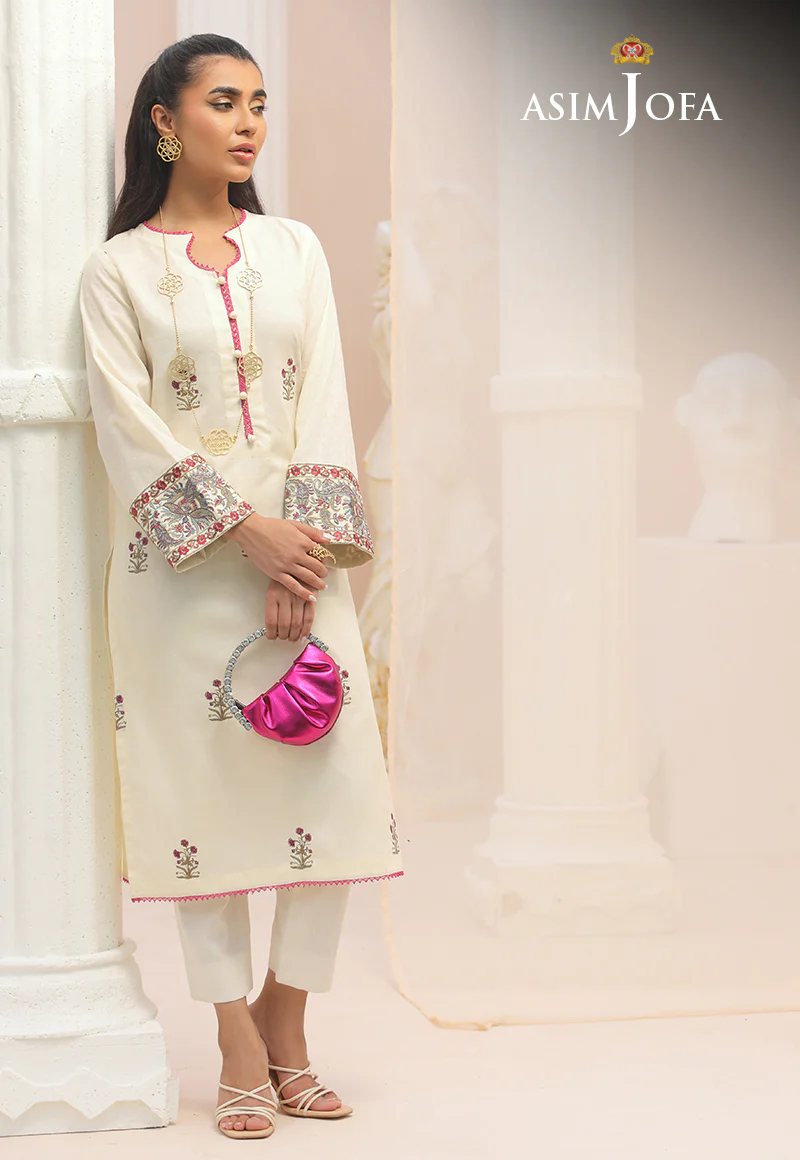 AJWS-01 (1-PC) EMBROIDERED SELF JACQUARD 1 PC - Image 5