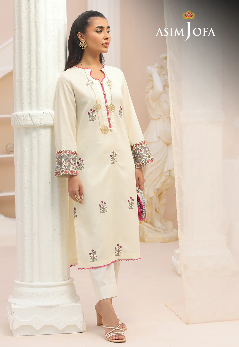 AJWS-01 (1-PC) EMBROIDERED SELF JACQUARD 1 PC - Image 6
