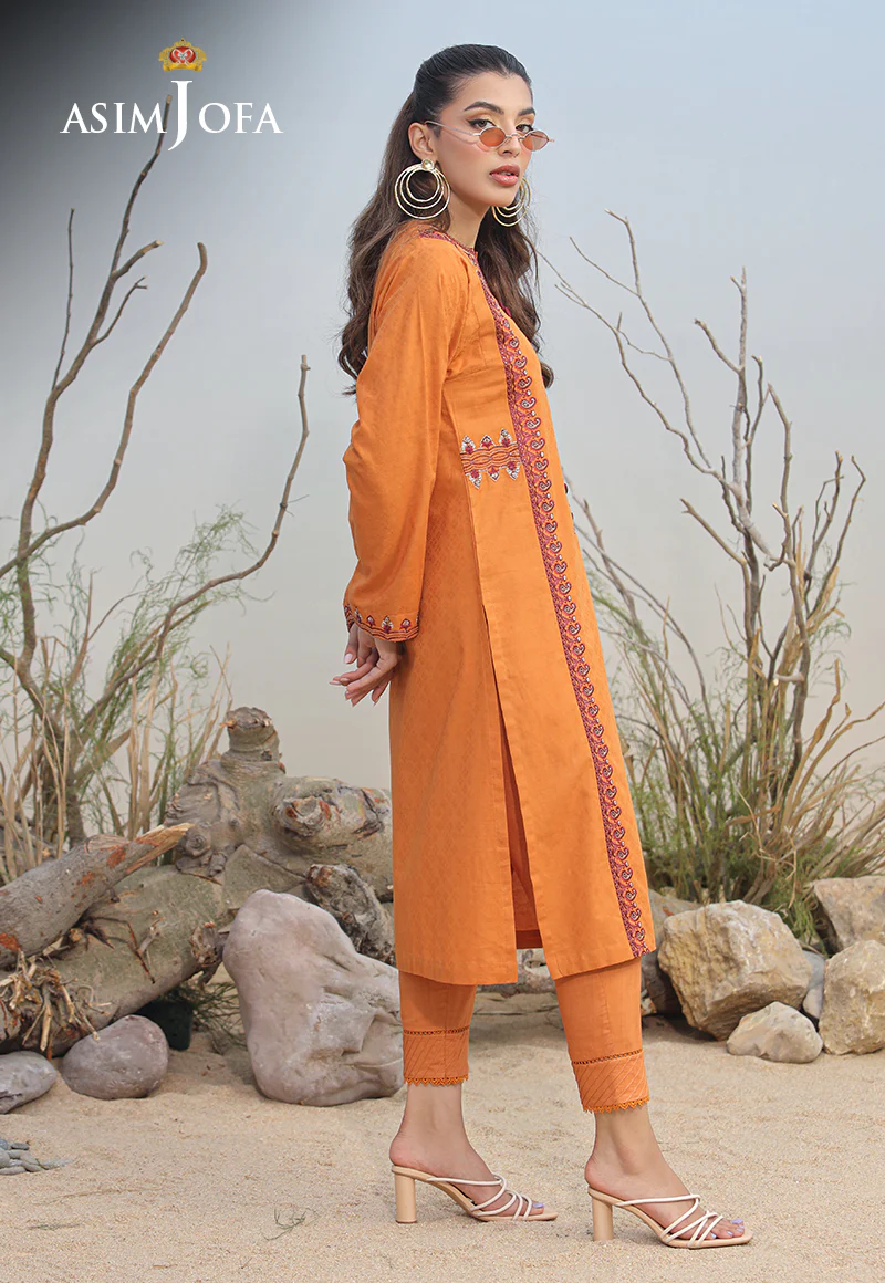 AJWS-02 (1-PC) EMBROIDERED SELF JACQUARD 1 PC - Image 2