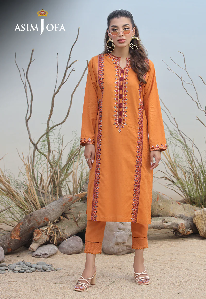 AJWS-02 (1-PC) EMBROIDERED SELF JACQUARD 1 PC - Image 5