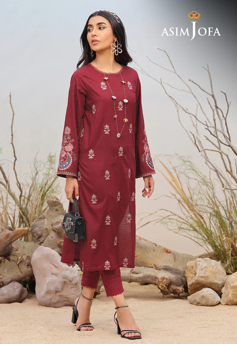 AJWS-03 (1-PC) EMBROIDERED SELF JACQUARD 1 PC - Image 6