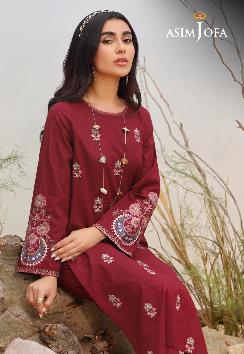 AJWS-03 (1-PC) EMBROIDERED SELF JACQUARD 1 PC - Image 2