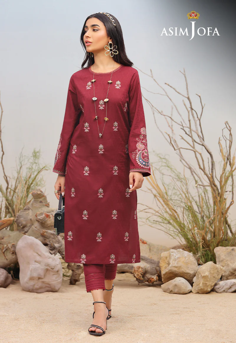 AJWS-03 (1-PC) EMBROIDERED SELF JACQUARD 1 PC - Image 3