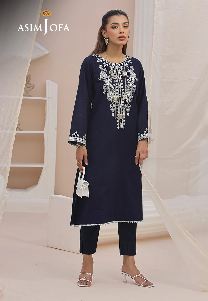 AJWS-04 (1-PC) EMBROIDERED SELF JACQUARD 1 PC - Image 3