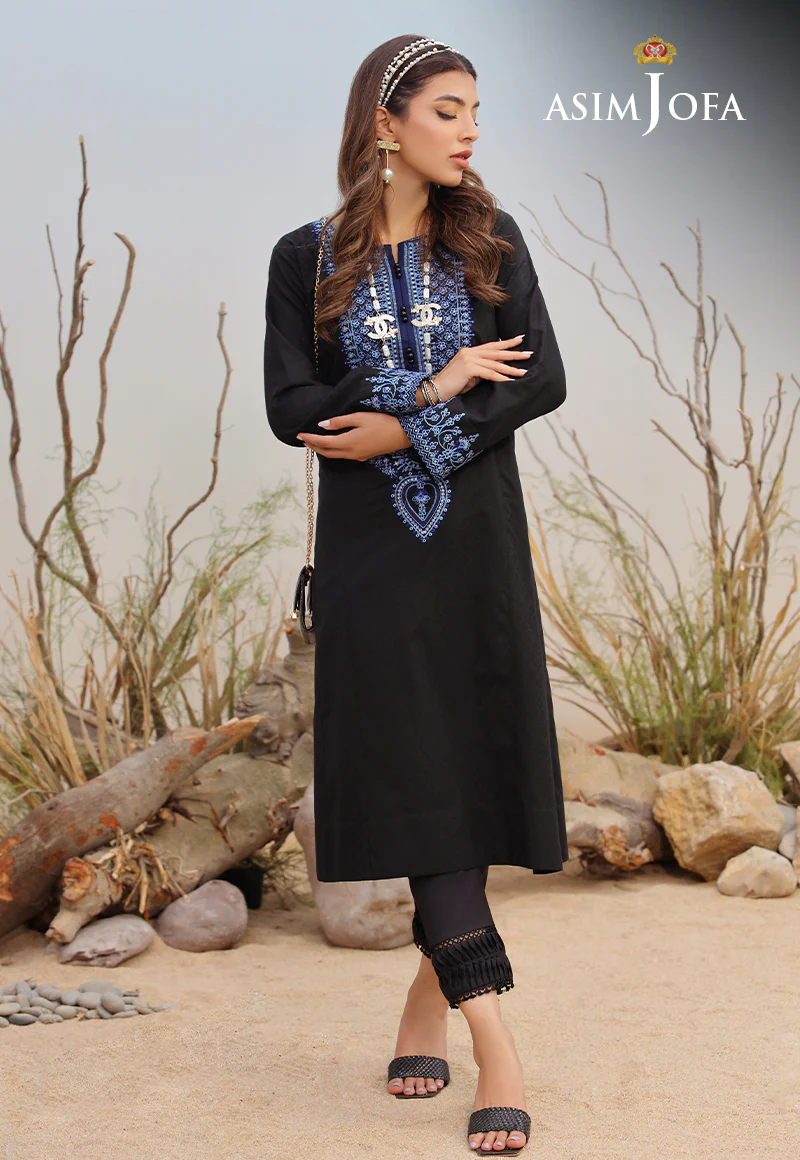 AJWS-05 (1-PC) EMBROIDERED SELF JACQUARD 1 PC - Image 4