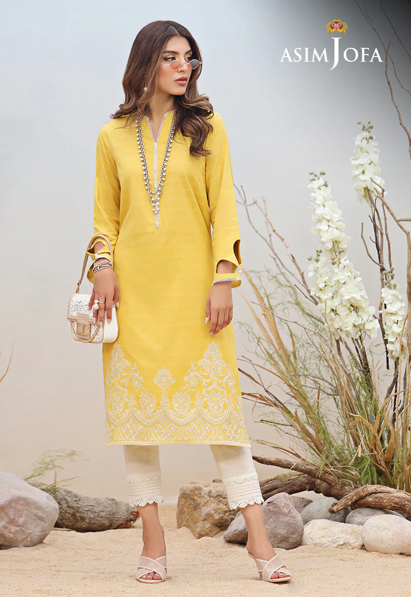 AJWS-07 (1-PC) EMBROIDERED SELF JACQUARD 1 PC - Image 2