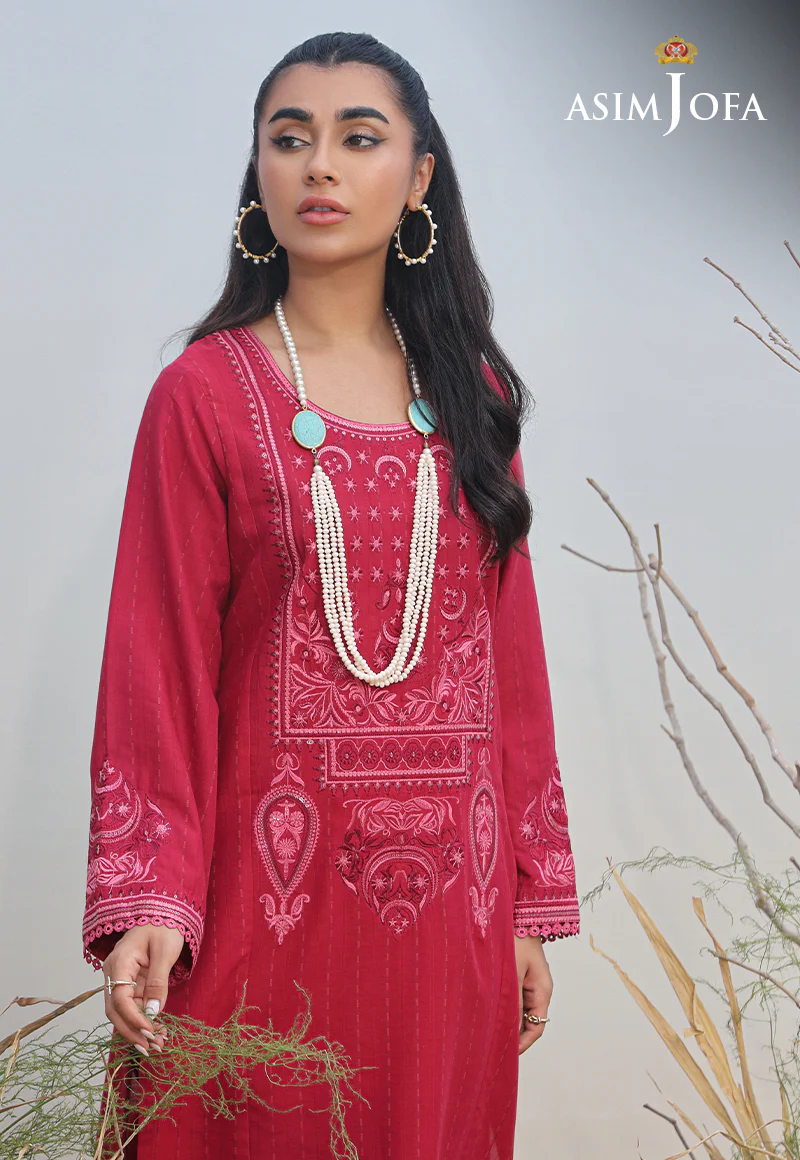 AJWS-12 (1-PC) EMBROIDERED SELF JACQUARD 1 PC - Image 4