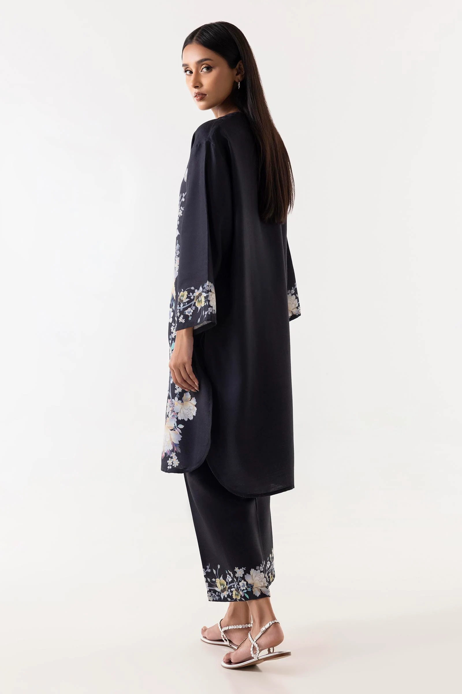 Stitched Basic Printed Shirt + Culotte - Image 2