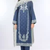 Luxury Pret Cotton Embroidered Stitched 3 Piece