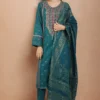 Embroidered Cotton Jacquard Stitched/Unstitched 3 Piece