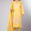 Luxury Pret Embroidered Cotton Stitched 3 Piece