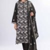 Luxury Pret Embroidered Cotton Stitched 3 Piece