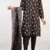 Printed Khaddar Stitched 3 Piece