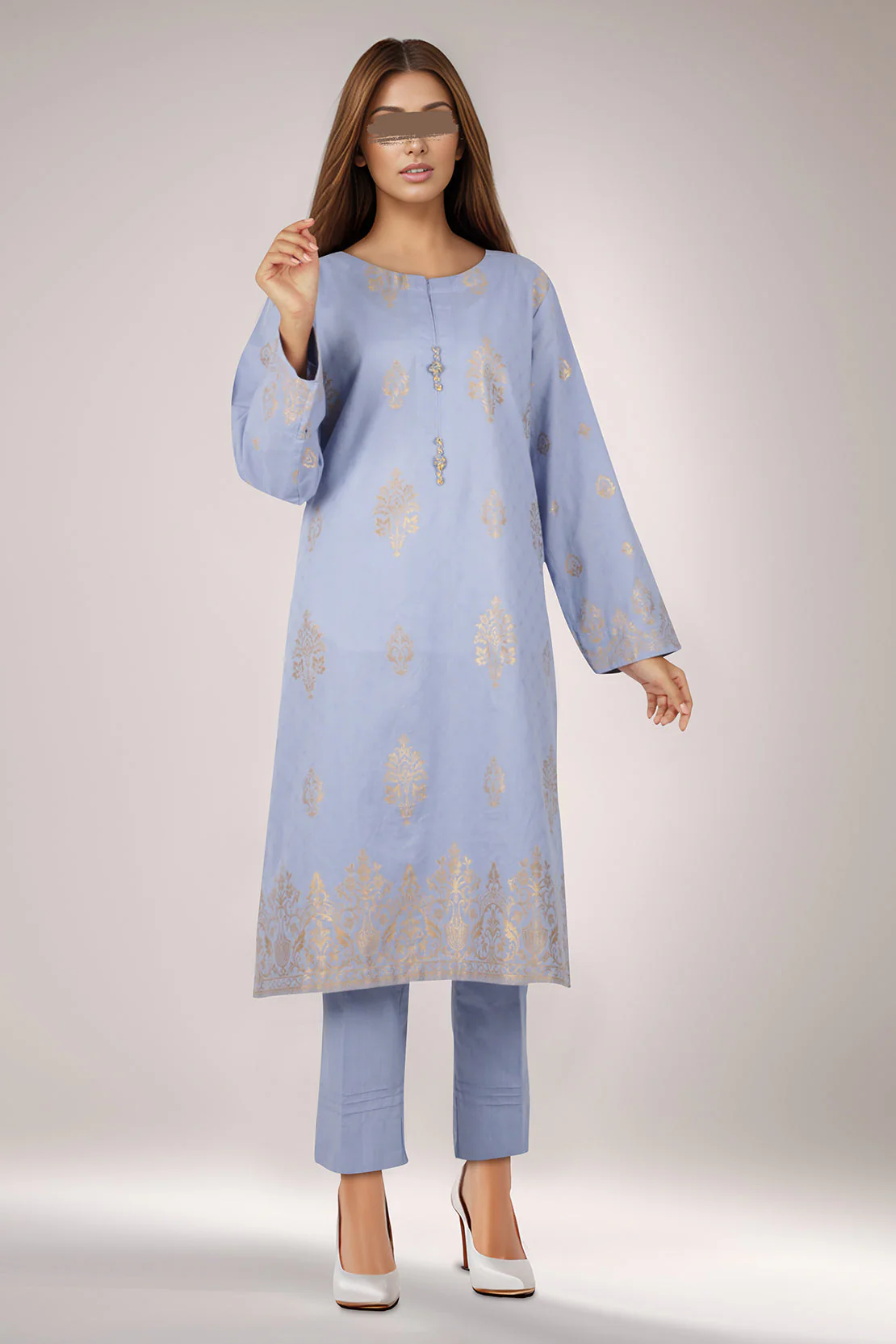 Jacquard Cotton Stitched Shirt - Image 2