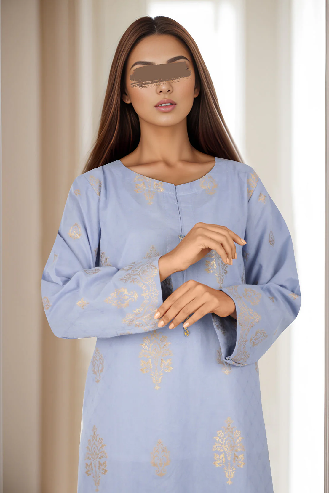 Jacquard Cotton Stitched Shirt - Image 4
