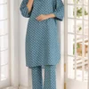 Printed Khaddar Stitched Shirt
