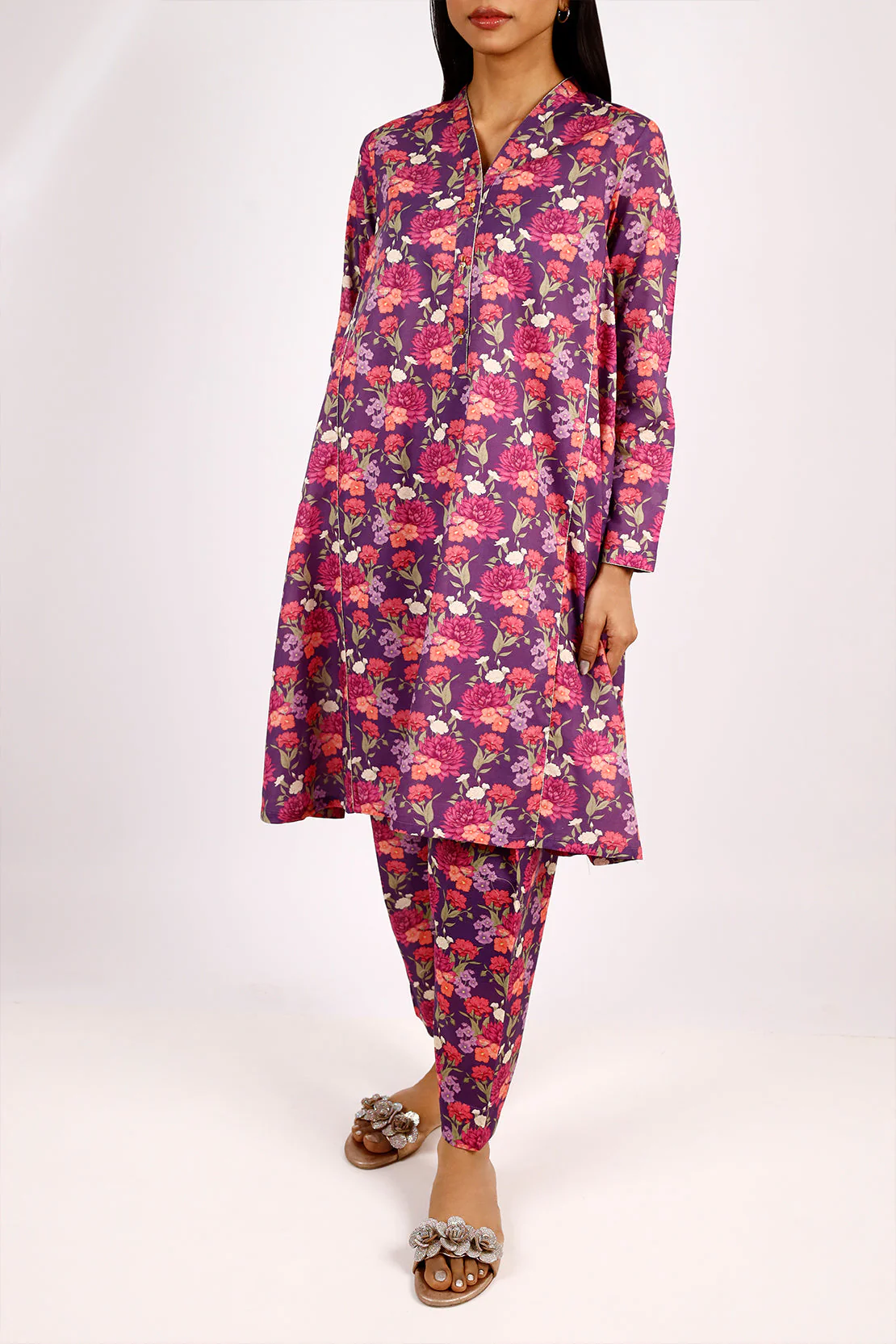 Printed Lawn Stitched Shirt