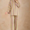 Printed Khaddar Stitched Shirt
