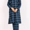Printed Khaddar Stitched Shirt