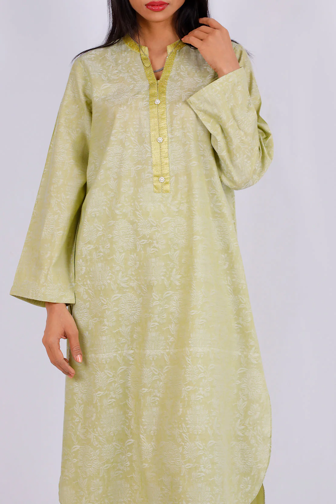 Jacquard Cotton Stitched Shirt - Image 3