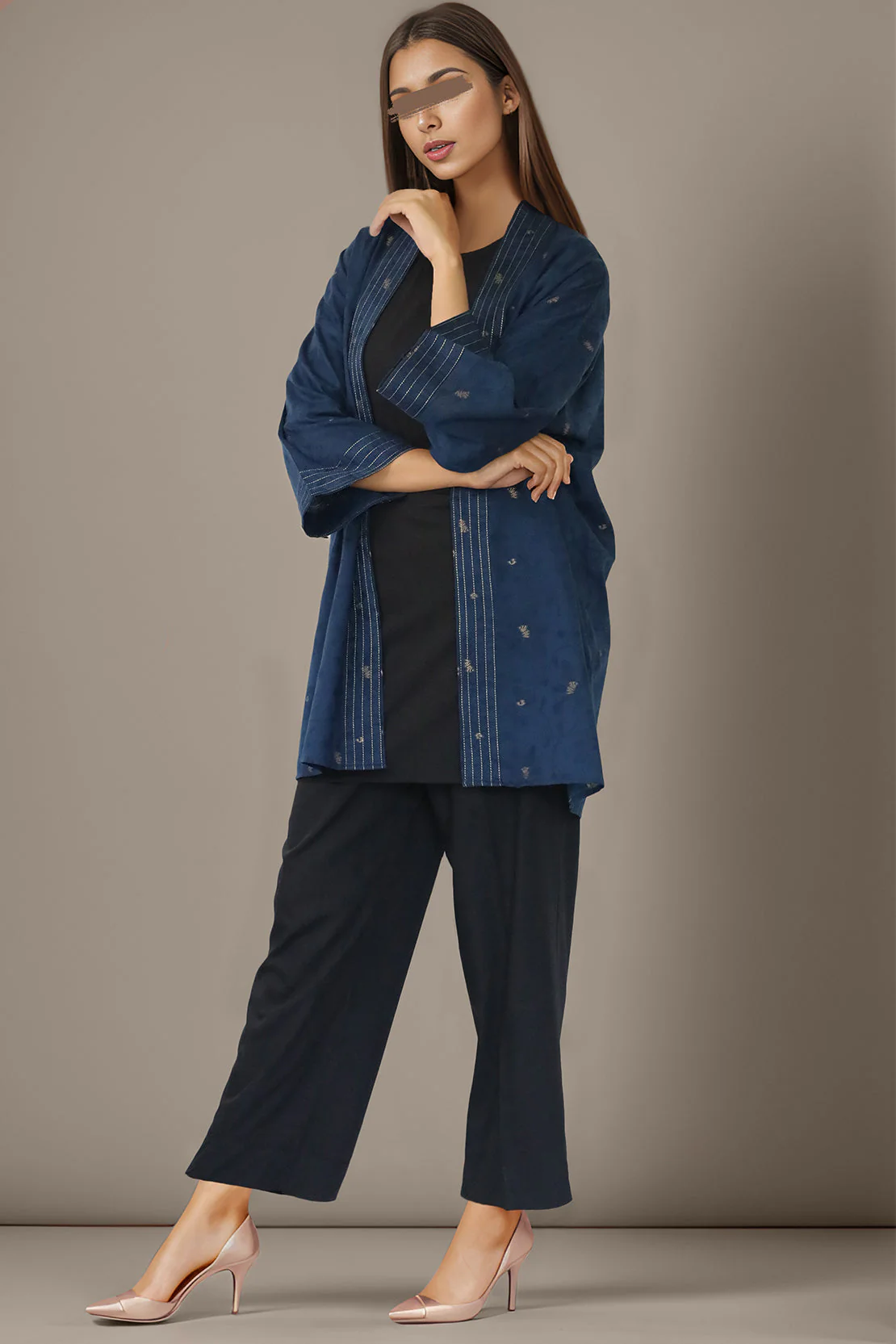 Solid Formal Blended Shirt - Image 2