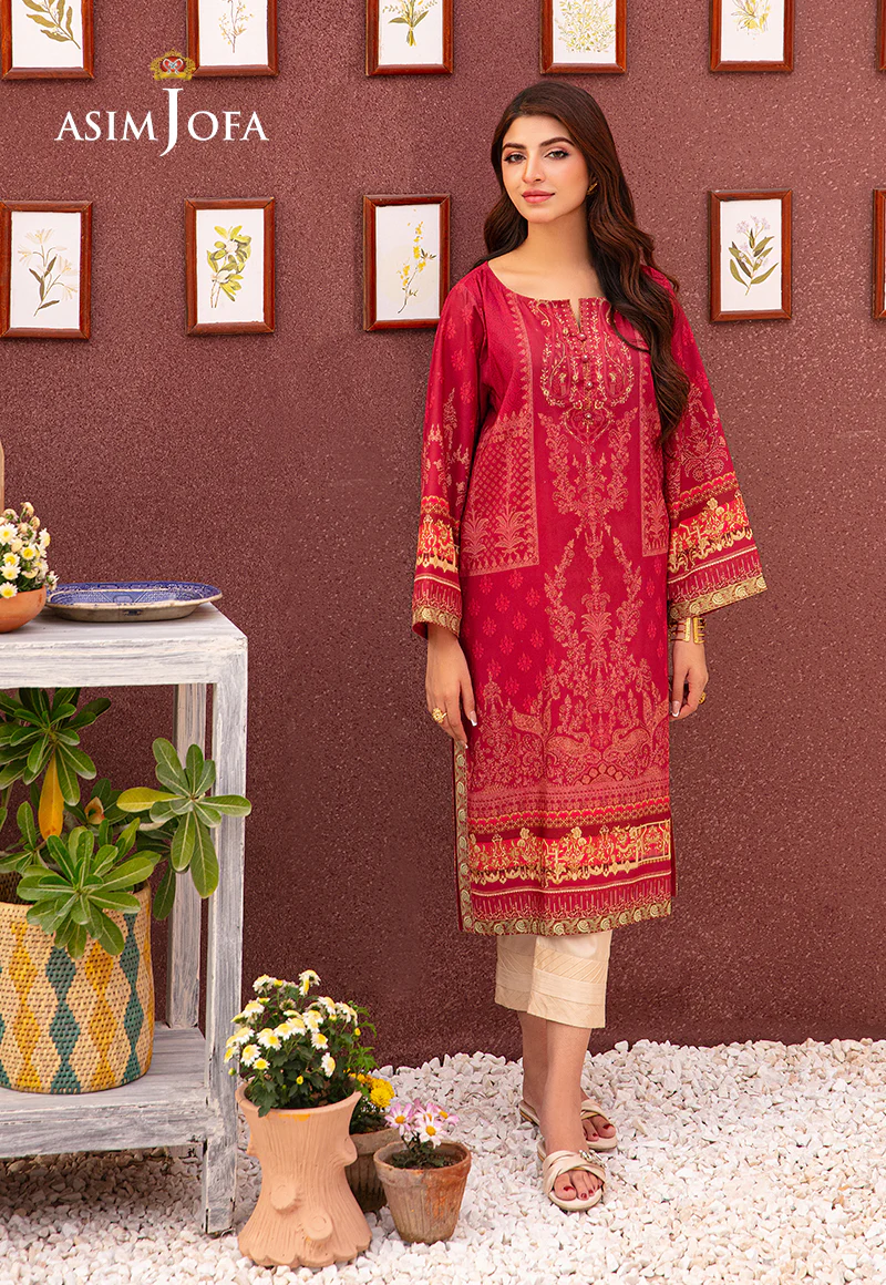 AJOD-07 PRINTED LAWN SILK 1 PC - Image 3