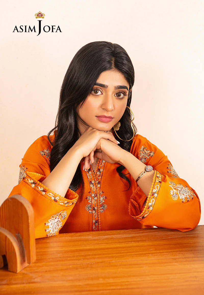 AJOD-11 EMBROIDERED SWISS LAWN 1 PC - Image 2