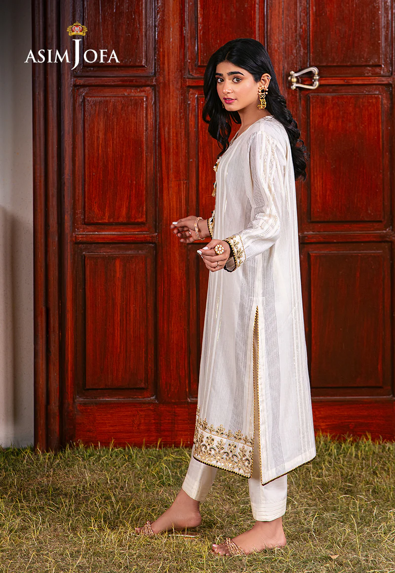 AJOD-16 EMBROIDERED LUREX KHANTHA STRIPER 2 PCS - Image 3