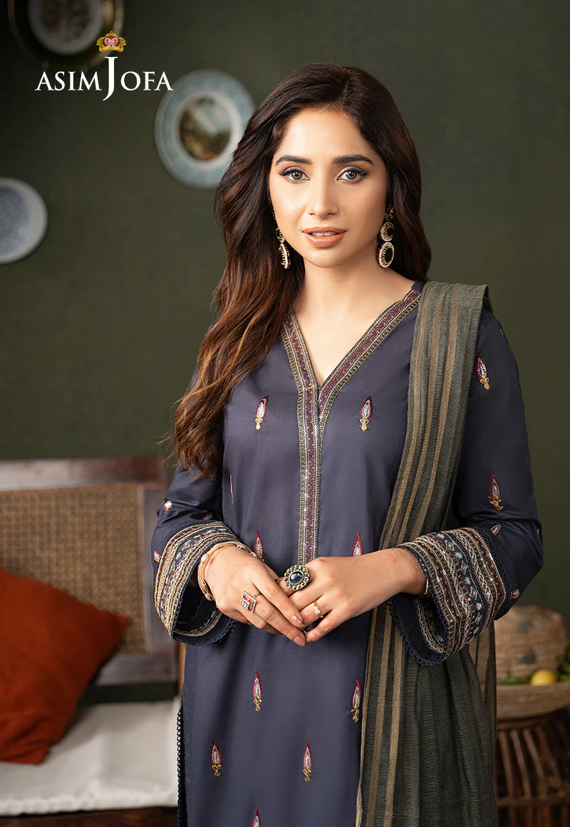 AJOD-32 EMBROIDERED CAMBRIC 3 PCS - Image 5
