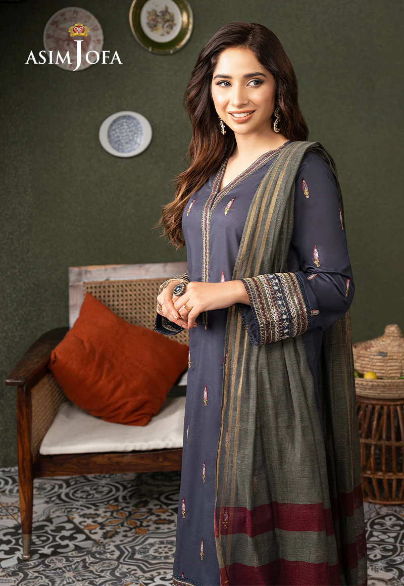 AJOD-32 EMBROIDERED CAMBRIC 3 PCS - Image 6