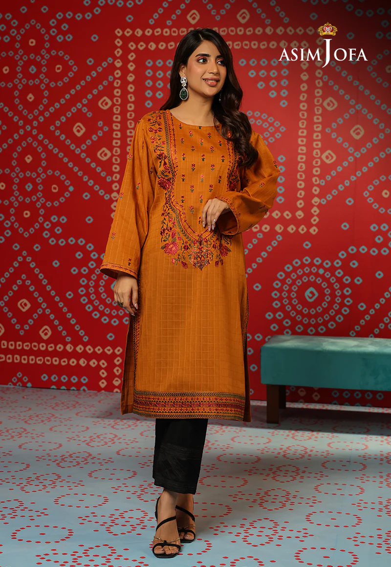 AJTM-21 - 1 PC EMBROIDERED SELF JACQUARD 1 PC - Image 3