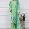 Sada Bahar Stitched 3 Piece Printed Chikankari Vol-01 Collection'2025-PCK-P.Green