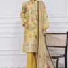 Sada Bahar Stitched 3 Piece Printed Chikankari Vol-01 Collection'2025-PCK-Yellow