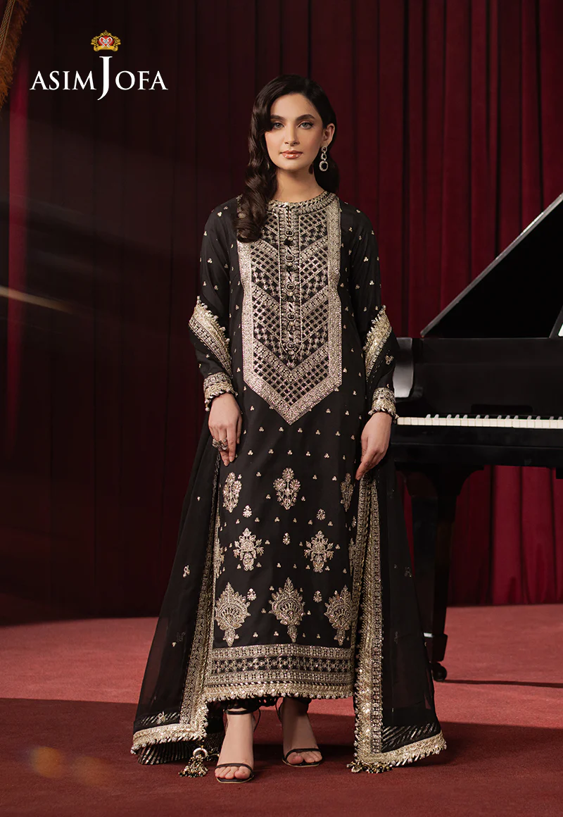 AJPF-01 EMBROIDERED SILK 3 PCS