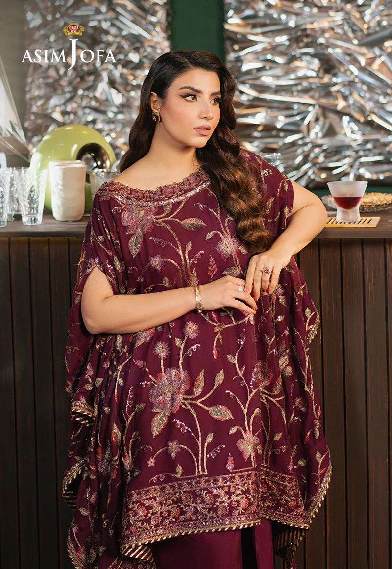 AJPF-04 EMBROIDERED CHIFFON 2 PCS - Image 4