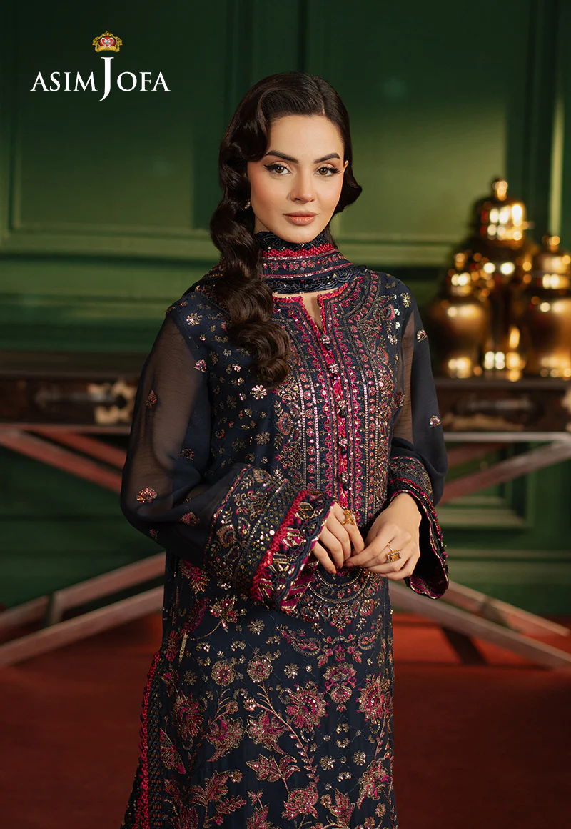 AJPF-17 EMBROIDERED CHIFFON 3 PCS - Image 4