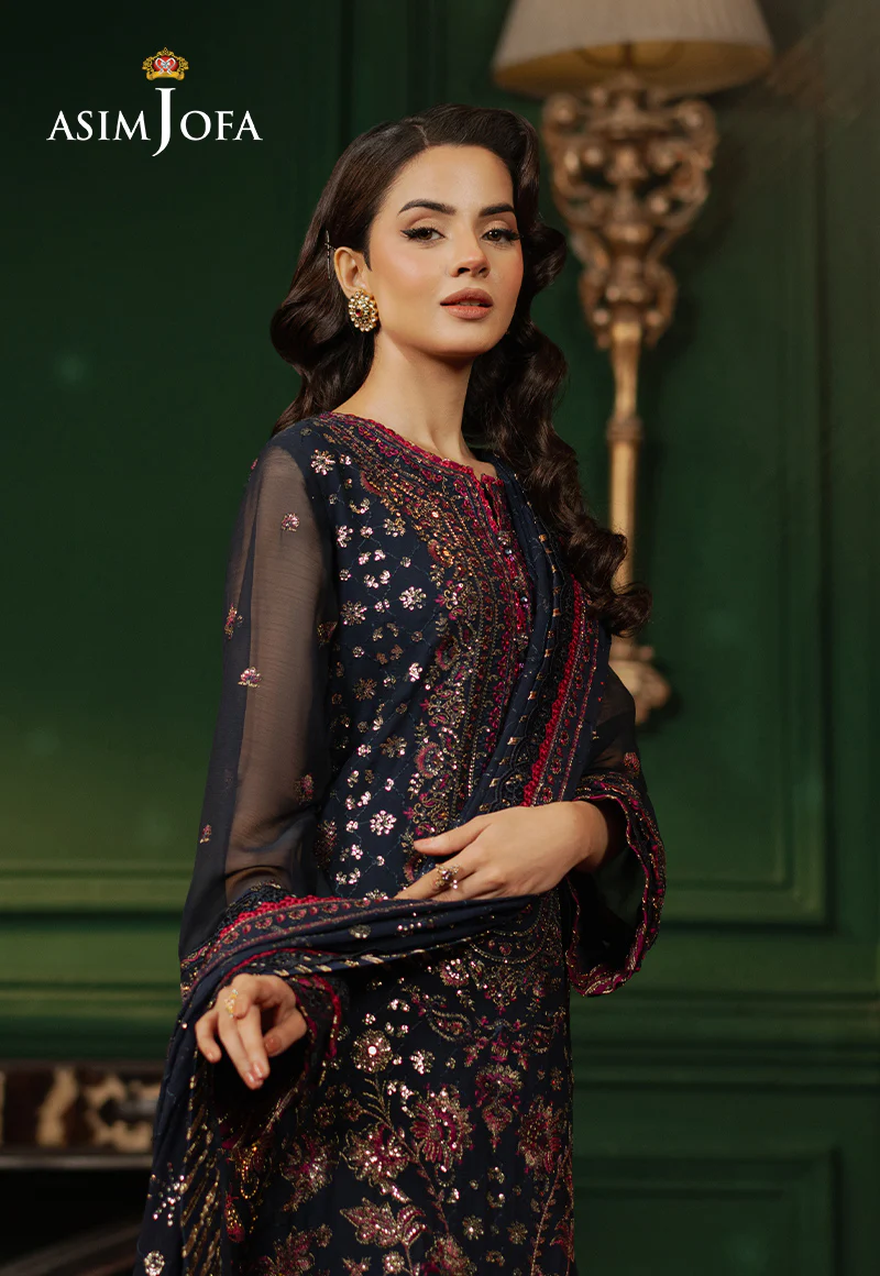 AJPF-17 EMBROIDERED CHIFFON 3 PCS - Image 5