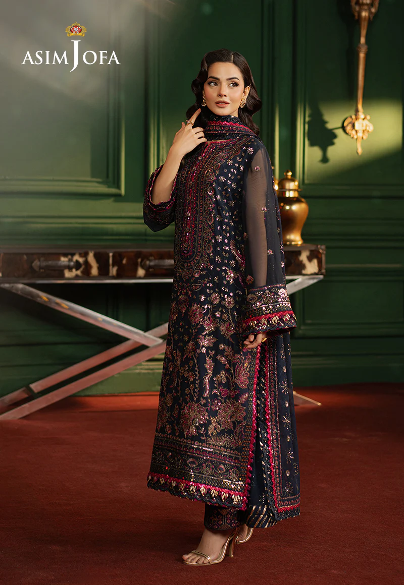 AJPF-17 EMBROIDERED CHIFFON 3 PCS - Image 6