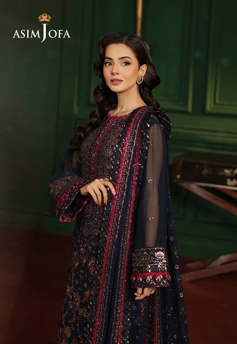AJPF-17 EMBROIDERED CHIFFON 3 PCS - Image 7