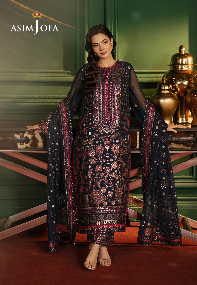 AJPF-17 EMBROIDERED CHIFFON 3 PCS - Image 8