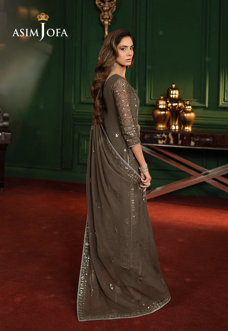 AJPF-21 EMBROIDERED CHIFFON 3 PCS - Image 2