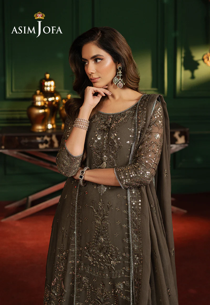 AJPF-21 EMBROIDERED CHIFFON 3 PCS - Image 4
