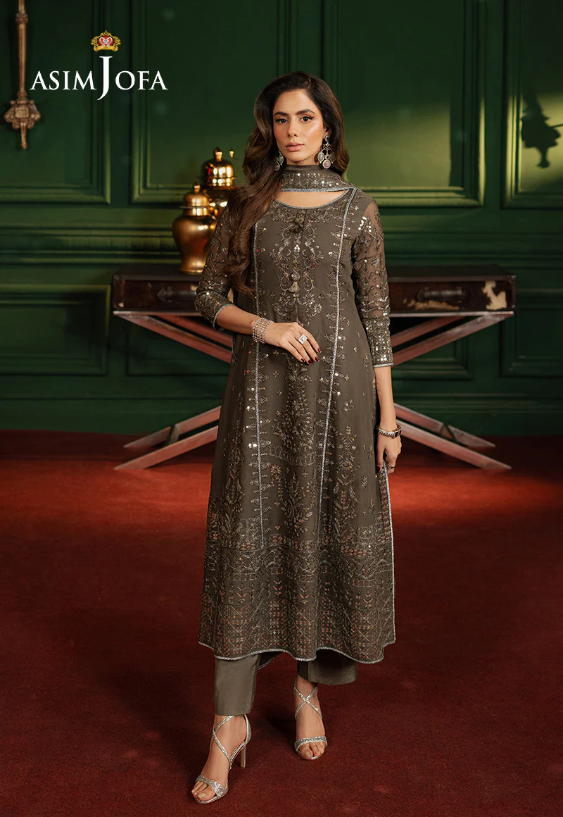 AJPF-21 EMBROIDERED CHIFFON 3 PCS - Image 5