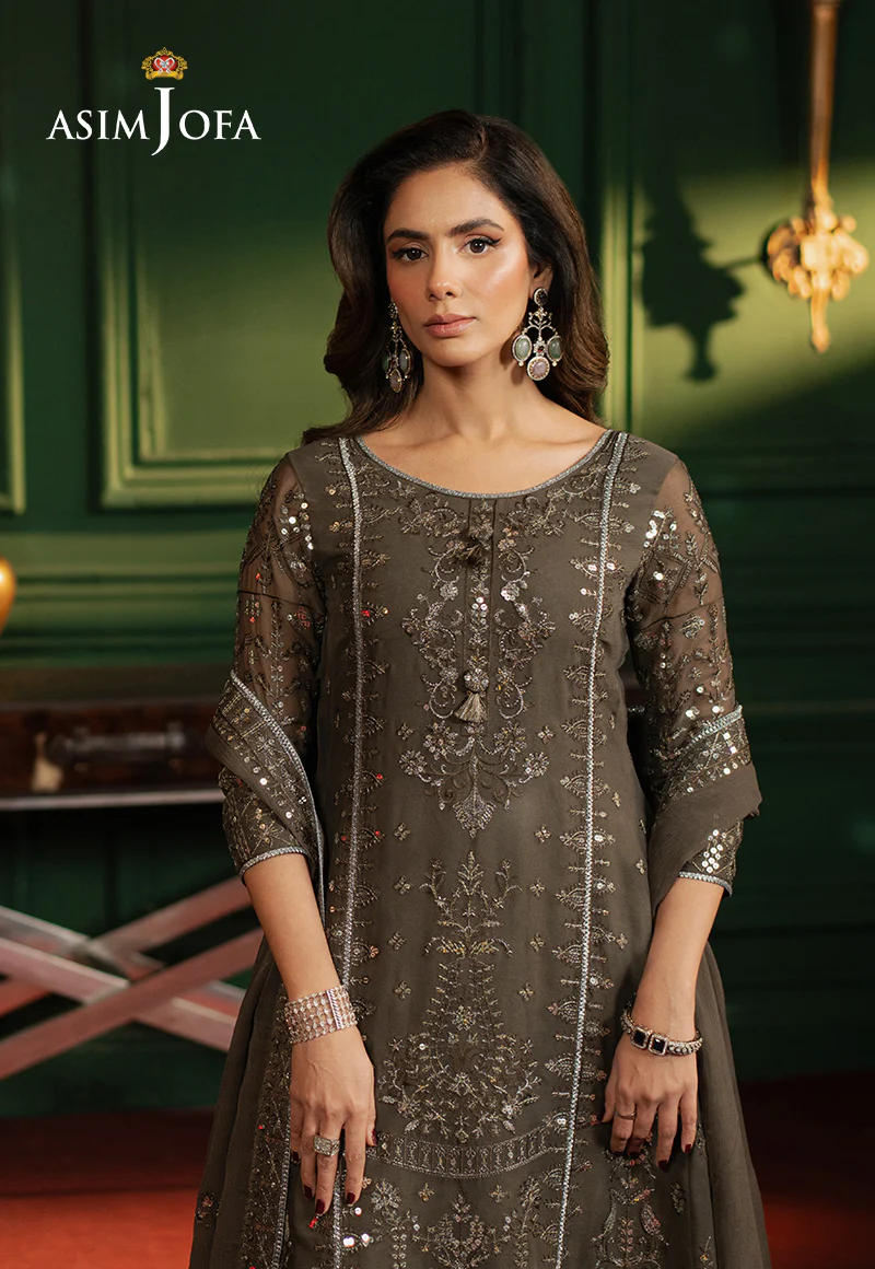 AJPF-21 EMBROIDERED CHIFFON 3 PCS - Image 6