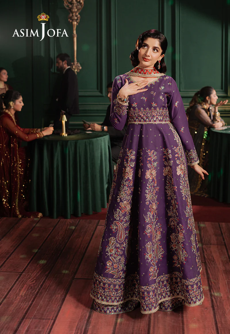 AJPF-23 EMBROIDERED LAWN SILK 3 PCS - Image 5