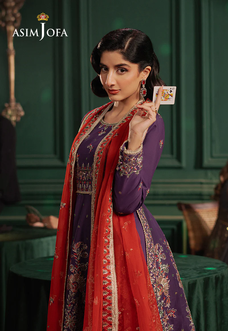 AJPF-23 EMBROIDERED LAWN SILK 3 PCS - Image 7