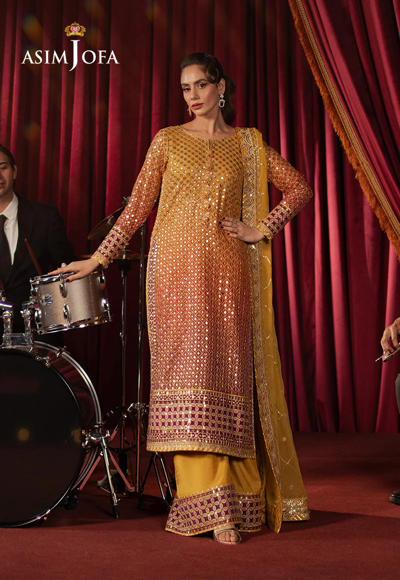 AJPF-25 EMBROIDERED CHIFFON 3 PCS - Image 2