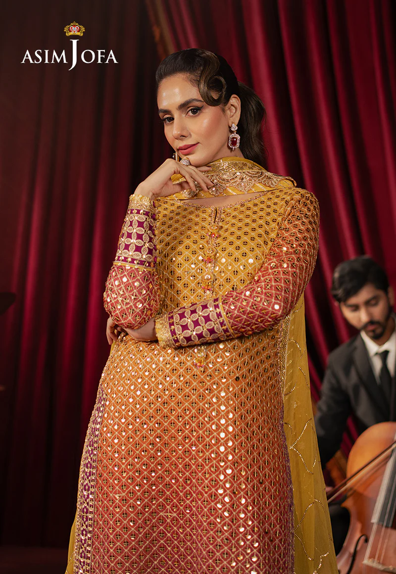 AJPF-25 EMBROIDERED CHIFFON 3 PCS - Image 4